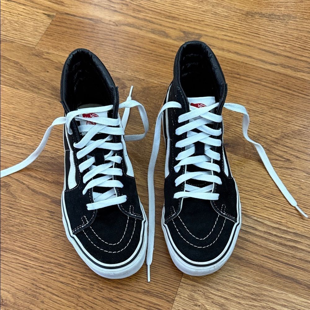 Vans Classic Black and White Unisex High-Top Sneakers